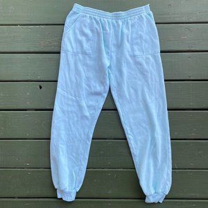 Vintage Light Blue Plus Size Sweatpants
